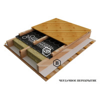 Супердиффузионная трехслойная мембрана Наноизол SD PROFESSIONAL с клеевой лентой, 70 кв. м 4610003801038