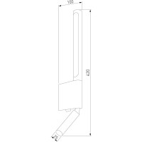 Настенный светодиодный светильник Elektrostandard 40111 LED Sarca LED белый a057583