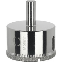 Коронка алмазная по керамике, плитке и стеклу 50 мм Diamond Industrial DIDCBC050
