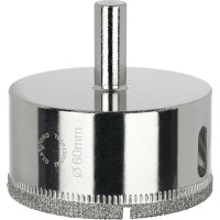 Коронка алмазная по керамике, плитке и стеклу 60 мм Diamond Industrial DIDCBC060