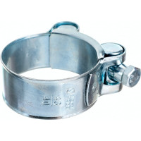 Силовой хомут Nord-Yada Д: 40-43 мм, Ш: 20 мм, Т: 0,8 мм, болт: М6х50, оцинкованная сталь 905990