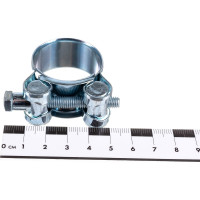 Силовой хомут Nord-Yada Д: 29-31 мм, Ш: 20 мм, Т: 0,8 мм, болт: М6х50, оцинкованная сталь 905987