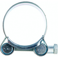 Силовой хомут Nord-Yada Д: 36-39 мм, Ш: 20 мм, Т: 0,8 мм, болт: М6х50, оцинкованная сталь 905989