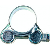 Силовой хомут Nord-Yada Д: 20-22 мм, Ш: 18 мм, Т: 0,6 мм, болт: М5х40, оцинкованная сталь 905983