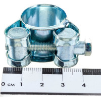 Силовой хомут Nord-Yada Д: 20-22 мм, Ш: 18 мм, Т: 0,6 мм, болт: М5х40, оцинкованная сталь 905983