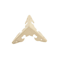 Декоративный угол Левша 30x30x30, золото, 4 шт. У8-7219.З