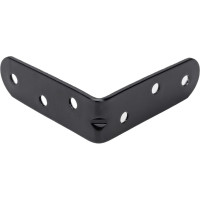 Мебельный уголок Левша 60x60x20, черный, 4 шт. У8-5029.Ч