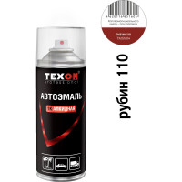 Автоэмаль 1К ремонтная рубин 110 аэрозоль 520 мл TEXON ТХ651604 TX651604