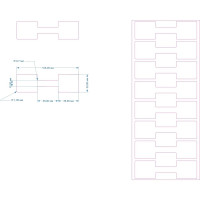 Этикетка для кабеля и провода SOFMIX белая, 30х105 мм, 500 шт./рулон, вт. 40 мм 131055