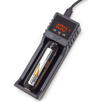 Зарядное устройство ЯРКИЙ ЛУЧ LC-20 для аккумуляторов Li-ion, IMR, LiFePO4, Ni-MH/Cd, выбор тока, LCD дисплей, 4606400055563