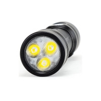 Поисковый фонарь ЯРКИЙ ЛУЧ L-4100 TANDEM 3xOsram P9 3400лм +SST20 700лм, 5000K,7 режимов, IPX7, аккумулятор 26650, встроенное ЗУ 4606400106456