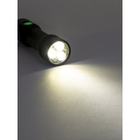Поисковый фонарь ЯРКИЙ ЛУЧ L-4100 TANDEM 3xOsram P9 3400лм +SST20 700лм, 5000K,7 режимов, IPX7, аккумулятор 26650, встроенное ЗУ 4606400106456