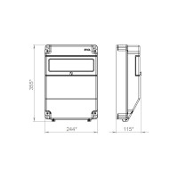 Щит с розетками навесной COMBOX 11 EVOL 0102-008-1