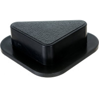 Угловая опора Левша черный пластик 4 шт. У8-9779