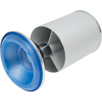 Круглая ножка Локри 50x100 мм, хром матовый N0020-100