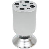 Круглая ножка Локри 50x100 мм, хром матовый N0020-100