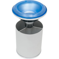 Круглая ножка Локри 50x100 мм, хром матовый N0020-100