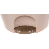 Ведро для мусора Violet с педалью, 18 л, латте-капучино 151820