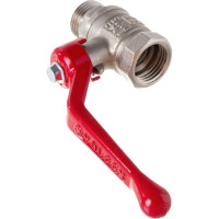 Шаровой кран для воды VALFEX OPTIMA 1/2" ВР/НР рычаг, никелированная латунь VF.215.NLR1.012.Bir