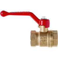 Латунный шаровой кран для воды VALFEX OPTIMA 3/4" ВР/ВР ручка-рычаг 11Б27фт1М VF.214.L0R1.034.Bir