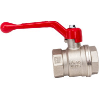 Шаровой для воды VALFEX 1" ВР/ВР рычаг, никелированная латунь 11Б27фт1М VF.214.NR1.100.Bir