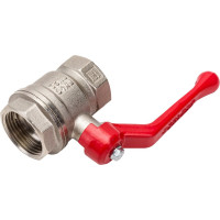 Шаровой для воды VALFEX 1" ВР/ВР рычаг, никелированная латунь 11Б27фт1М VF.214.NR1.100.Bir