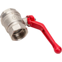 Шаровой для воды VALFEX 1" ВР/ВР рычаг, никелированная латунь 11Б27фт1М VF.214.NR1.100.Bir