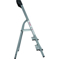 Стальная стремянка с алюминиевыми ступенями 130 мм и органайзером Новая Высота 1x3 1138103