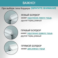 Комплект акриловых бордюров для ванной BNV Прометей 4603307470697