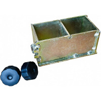 Кубическая форма TeaM 2ФК-70/4, оцинкованная, двухгнездовая 2ФК704Ц