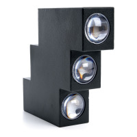 Уличный светодиодный светильник FERON DH110, 6x1W, 600Lm, 4000K, черный, 11704