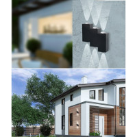 Уличный светодиодный светильник FERON DH110, 6x1W, 600Lm, 4000K, черный, 11704