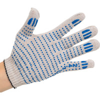 Перчатки с ПВХ РемоКолор 10 класс вязки, 4-х нитка, 24-2-002