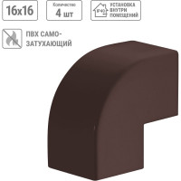 Внешний угол TDM ELECTRIC КМН, бук, 16х16 упаковка 4 шт SQ0411-0311