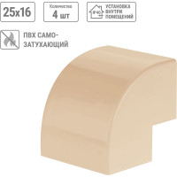 Внешний угол TDM ELECTRIC КМН, сосна, 25х16 упаковка 4 шт SQ0411-0213