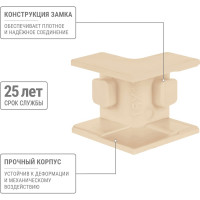 Внутренний угол TDM ELECTRIC КМВ, сосна, 15х10 упаковка 4 шт SQ0411-0220