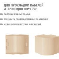 Внешний угол TDM ELECTRIC КМН 60х40 сосна (4 шт./комплект) SQ0411-0216