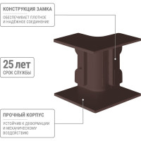 Внутренний угол TDM ELECTRIC КМВ 40х25 бук (4 шт./комплект) SQ0411-0325