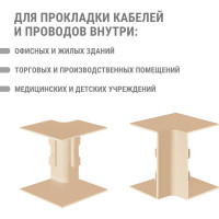 Внутренний угол TDM ELECTRIC КМВ, сосна, 60х40 упаковка 4 шт SQ0411-0226