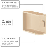 Заглушка кабельной трассы TDM ELECTRIC КМЗ, сосна, 20х10 упаковка 4 шт SQ0411-0232