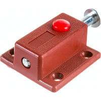 Задвижка Левша кнопочная, мебельная У1-2539