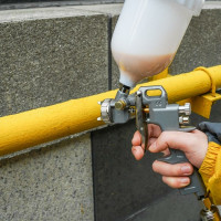 Пневматический краскопульт с верхним бачком DEKO DKSG02 018-1120