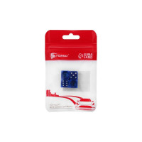 Колпачок на вентиль TORSO кубик, синие, набор 4 шт. 2630109