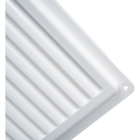 Решетка вентиляционная Эконом (370x370 мм; без сетки) ВИЕНТО Э-3737