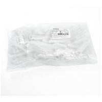 Дюбель-хомут для плоского кабеля STEKKER 5-10 мм, DCL01-05-10, белый, 100 шт. 39859