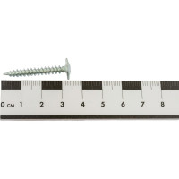 Саморез КВАДРА пресс-шайба, острый конец, 4.2x32, цинк, кор. 100 шт. 420321020100