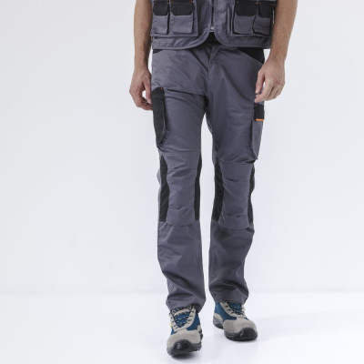 Рабочие брюки Delta Plus MACH2 NEW серый/оранжевый, р. M M2PA3GOTM