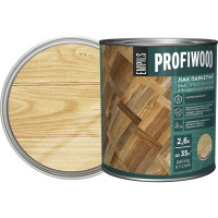 Алкидно-уретановый паркетный лак PROFIWOOD (быстросохнущий; полуматовый; 2.6 л; 2.4 кг) 62240