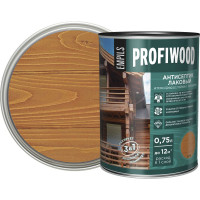 Алкидный антисептик PROFIWOOD (лаковый; тонирующий; атмосферостойкий; бук; 0.75 л; 0.7 кг) 67017