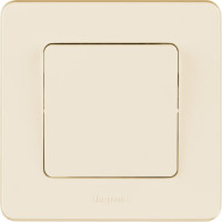 Выключатель Legrand одноклавишный Legrand Inspiria 10А 250В безвинтовые зажимы слоновая кость 673601